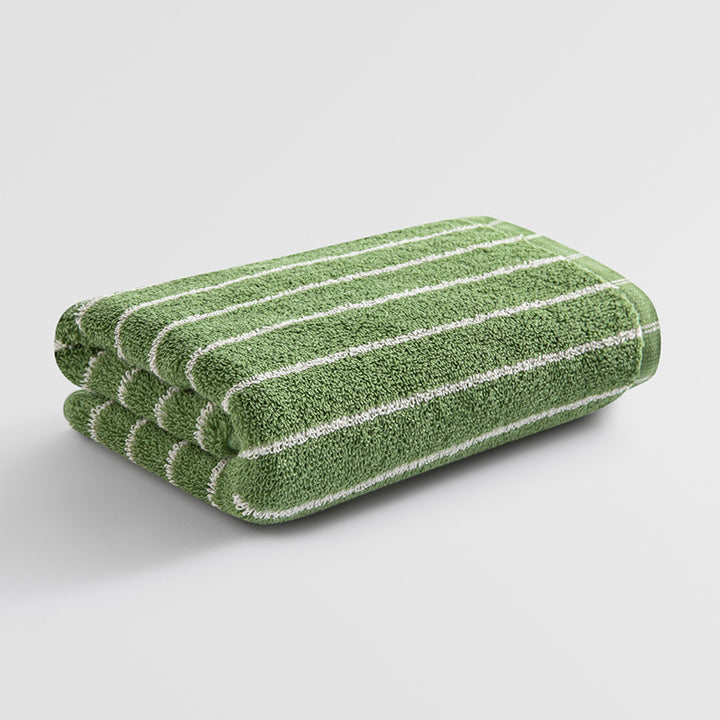 Dame fløyels-håndkle med stripete design Skanto