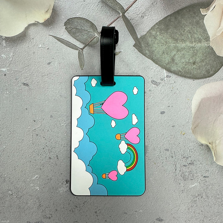 Leken sky-tema bagasjelapp Skanto