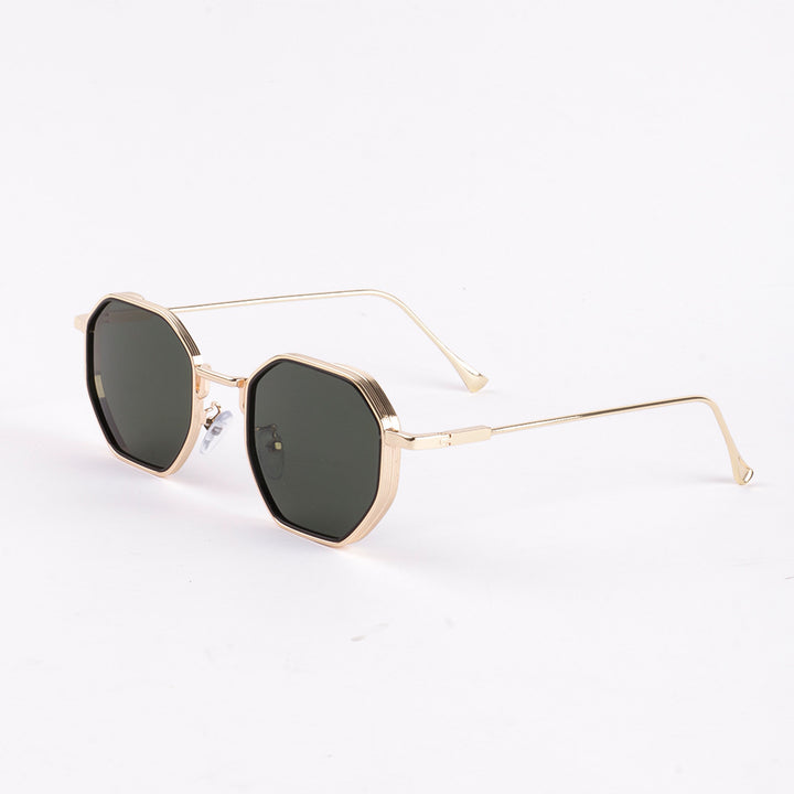 Dame solbrille i moderne, åttekantede design med UV-beskyttelse Skanto