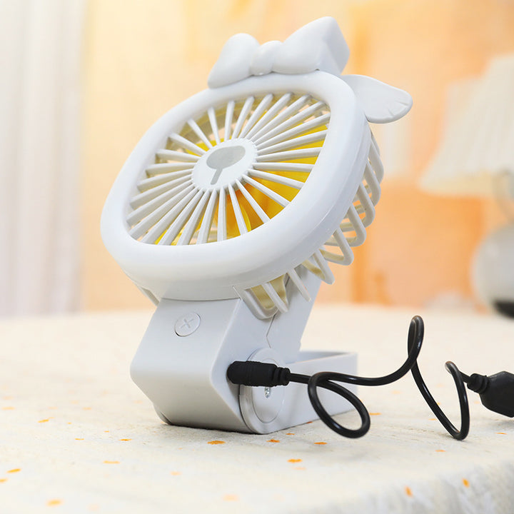 Kreativ håndvifte med USB-tilkobling og søtt design Skanto