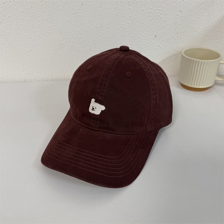 Kvinnenes søte broderte bjørnecaps Skanto