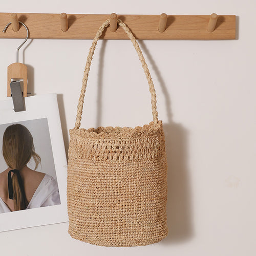 Braided Raffia Basket Skanto