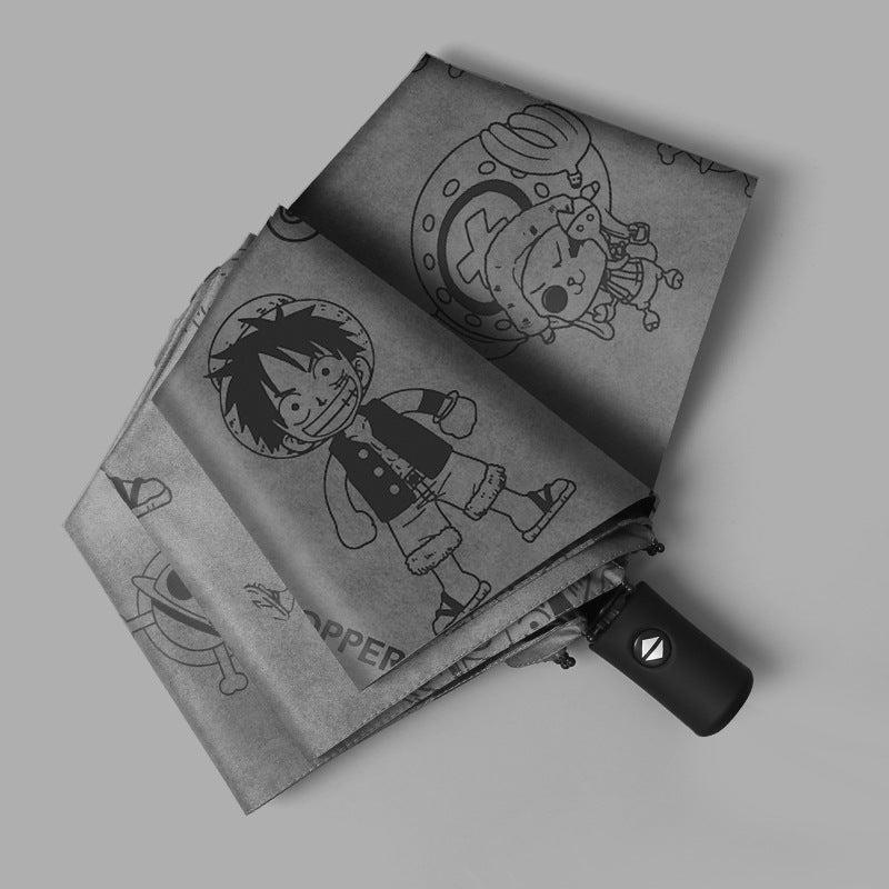 Dame Automatisk Sammenleggbart Regnparaply med høykvalitets One Piece Design Skanto