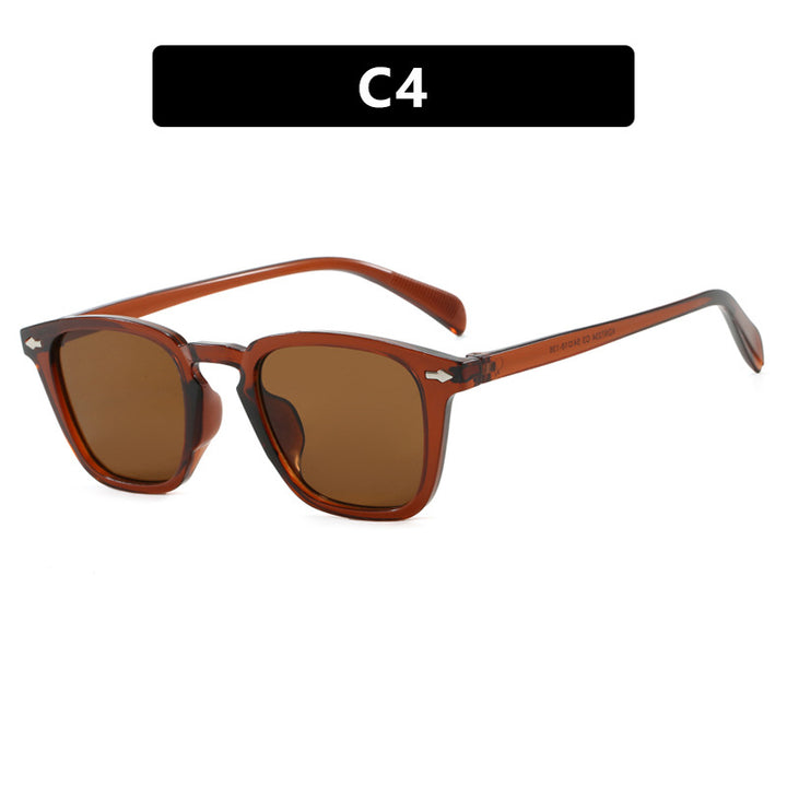 Women's Modern Square Sunglasses with Mirrored UV Protection Skanto