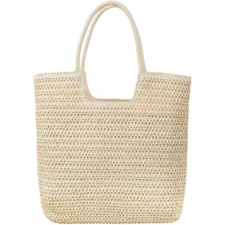 Strukturert makramee shopper Skanto