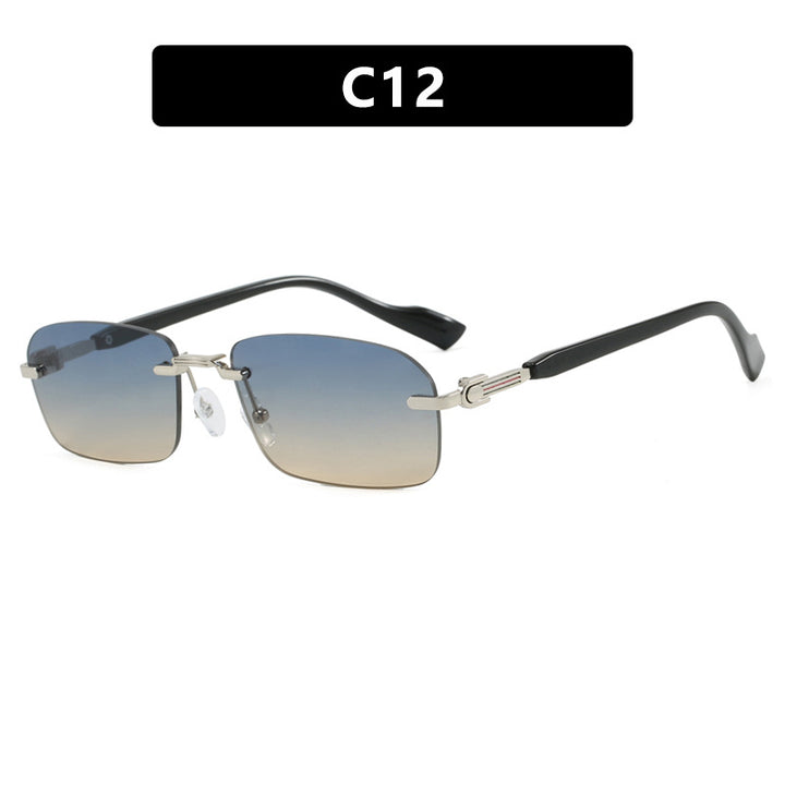 Women's sunglasses with elegant metal frame and stylish wood details Skanto