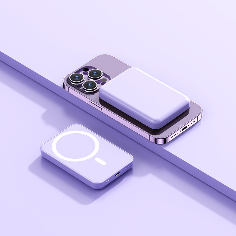 Magnetisk powerbank med trådløs ladefunksjon og innovativ teknologi Skanto