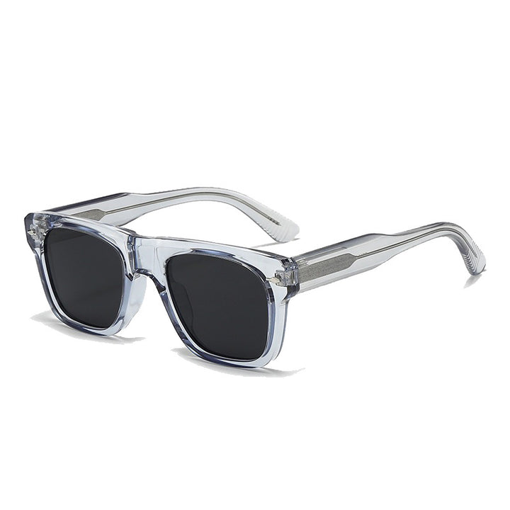 Dame Motefull solbrille i moderne kvadratisk design Skanto