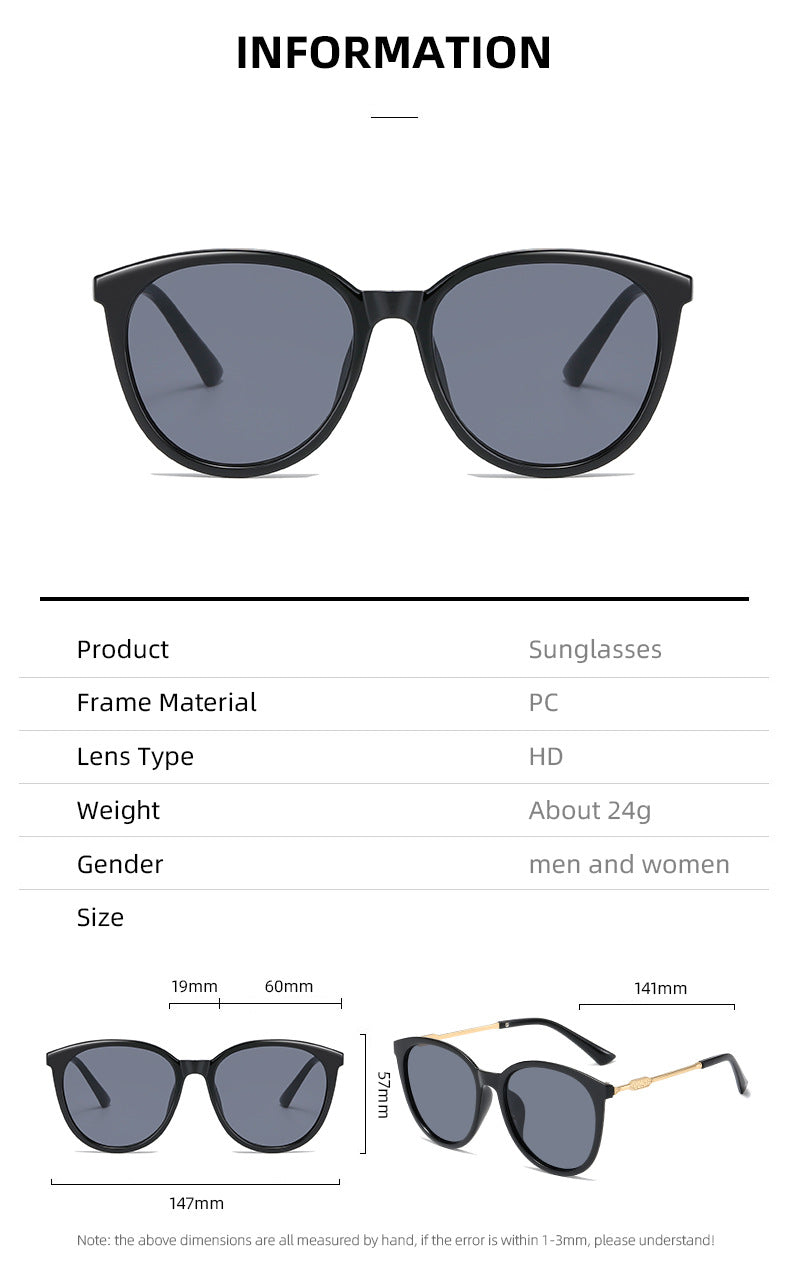 Dame Moderne Cat-Eye Solbriller med speilende glass Skanto