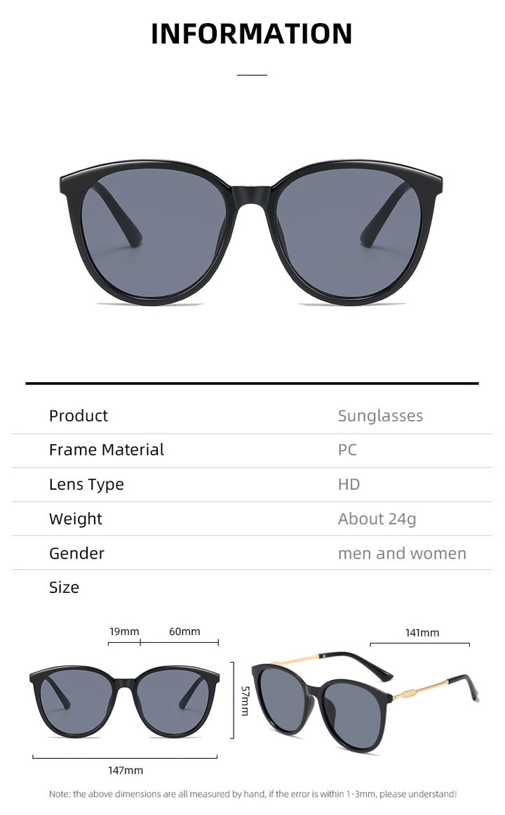 Dame Moderne Cat-Eye Solbriller med speilende glass Skanto