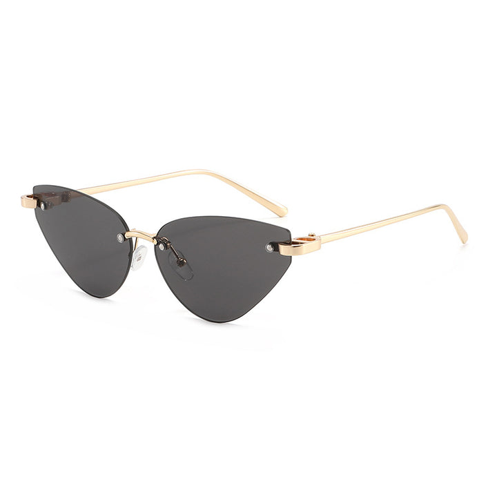 Women's Elegant Cat-Eye Sunglasses with Ultra-Light Metal Frame Skanto
