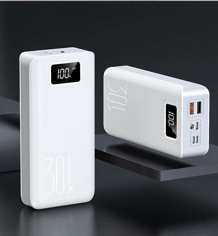 Høykapasitets powerbank med intelligent LCD-display Skanto