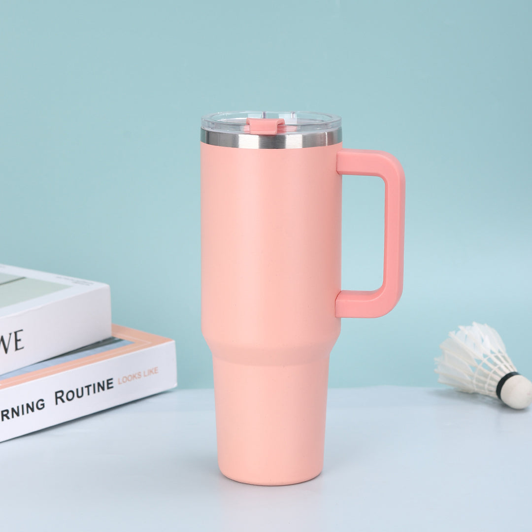 Kvinne Høy- kvalitet Termisk Kopp med Ergonomisk Håndtak og Leak-Proof Lokk Skanto