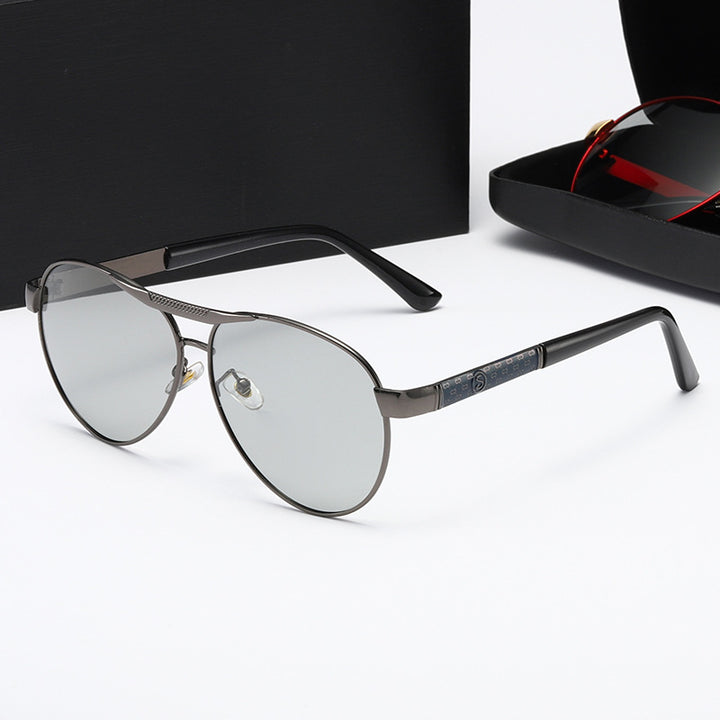 Damed elegante metall solbriller Skanto