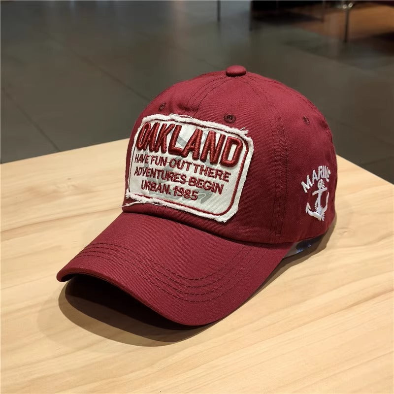Kvinnenes vintage-inspirerte broderte caps Skanto