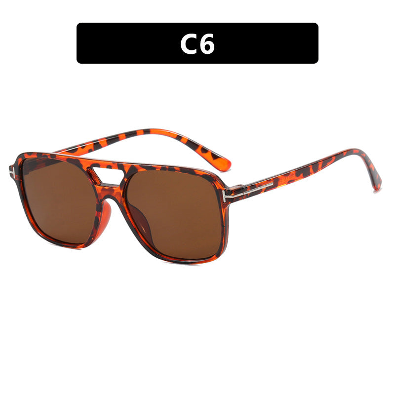 Women's elegant geometric sunglasses with stylish frame Skanto
