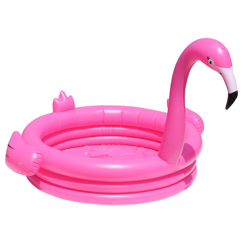 Kvinnenes oppblåsbare flamingo svømmebasseng Skanto