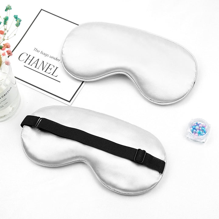 Unisex nan luksuriøs silk søvnmaske med konturert øyeutskjæring og justerbart elastisk bånd Skanto