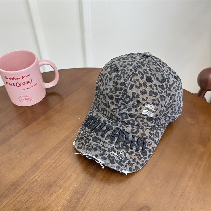 Kvinne's Slitt Grafisk Baseball Caps Skanto