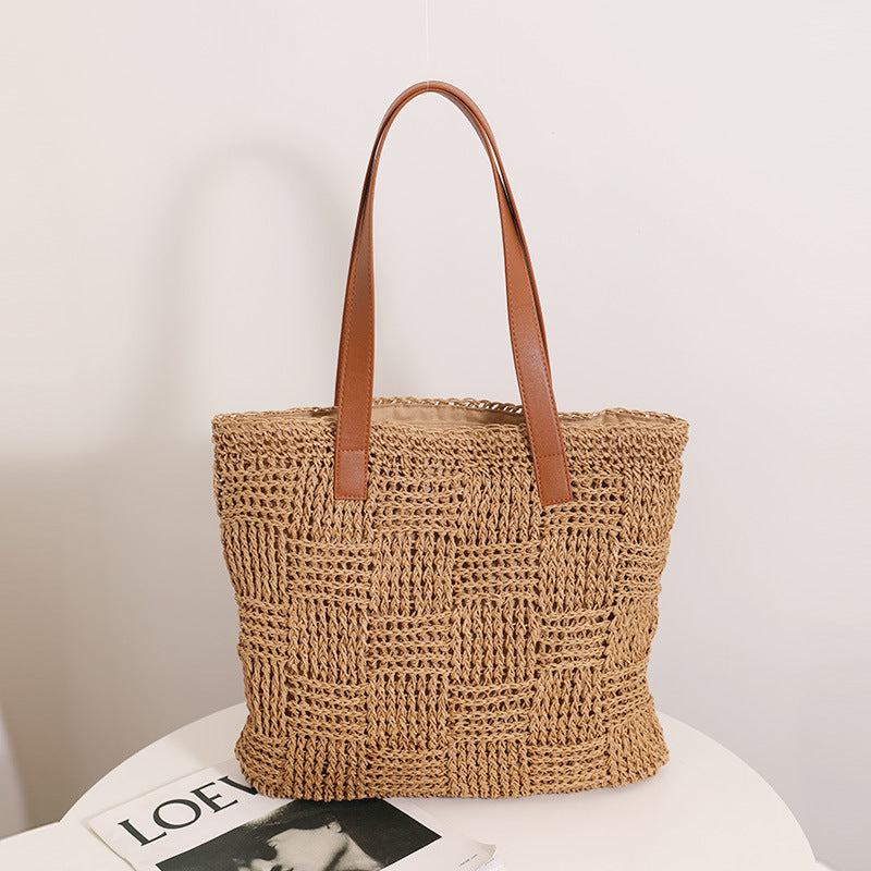 Natural Woven Tote Bag Skanto