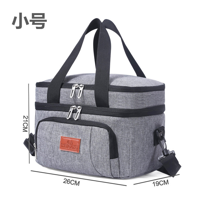 Dame isolert kjølebag med flere rom og ergonomisk design Skanto