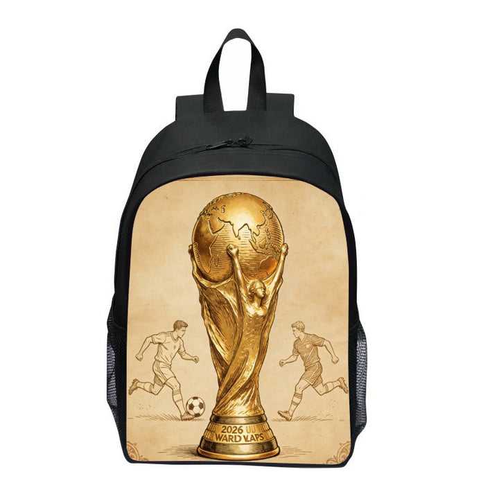 Sporty ryggsekk med Wm-trofé design Skanto