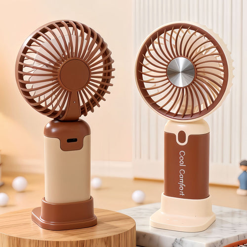 Dame bærbar vifte med trådløs funksjon og ergonomisk design Skanto