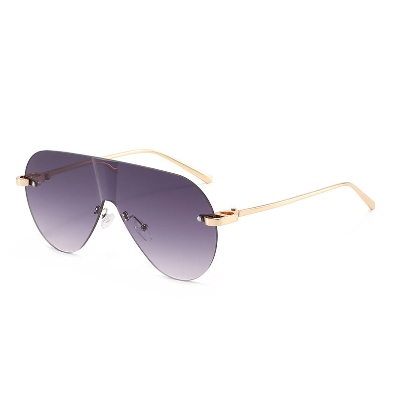 Women's Oversized Sunglasses in Modern Aviator Style Skanto