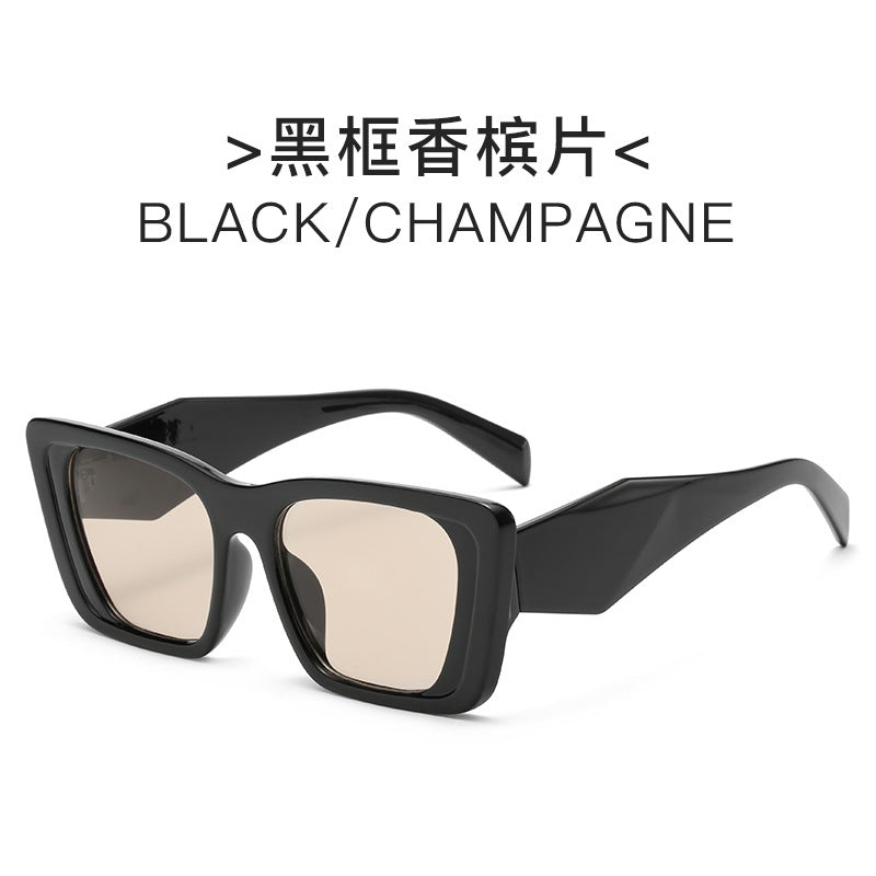 Dame geometrisk oversized solbrille Skanto