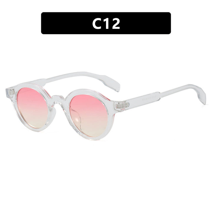 Women's trendy round sunglasses with high-quality, flexible frame Skanto