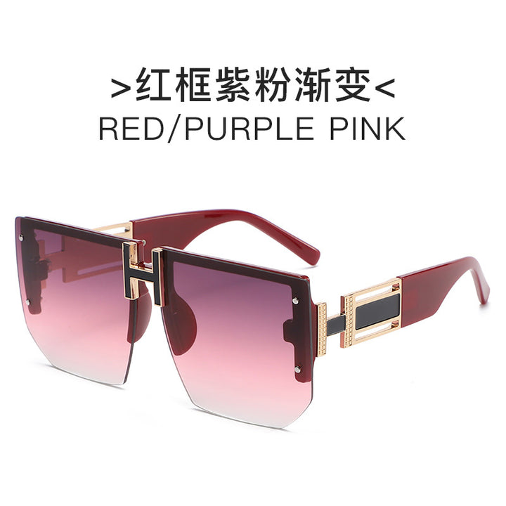 Dame futuristisk kvadrat solbrille Skanto