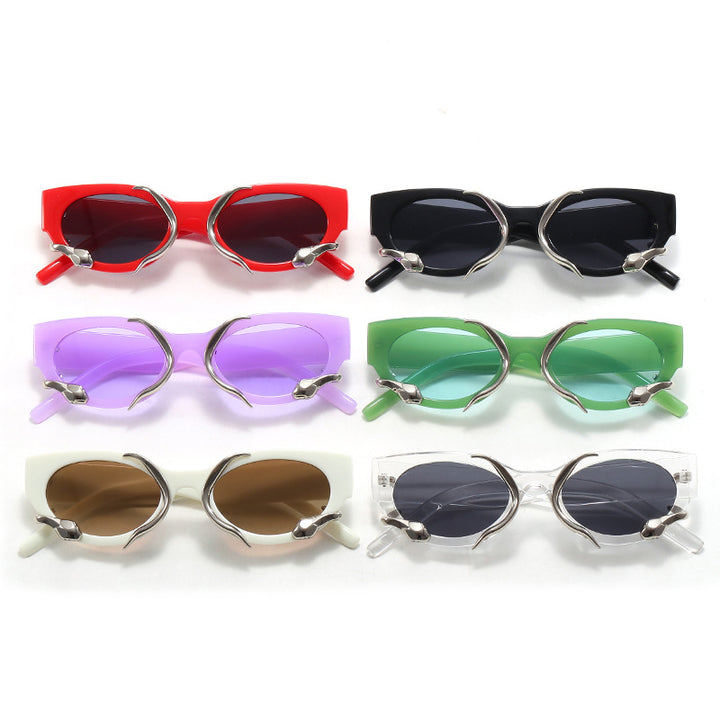 Dame designer solbrille med ekstraordinær detalj Skanto