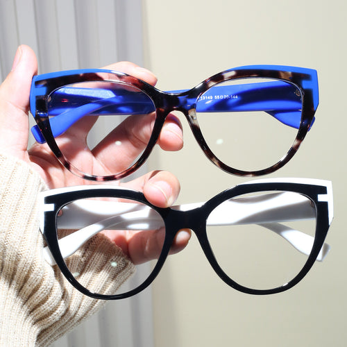 Women's Cat-Eye Sunglasses with Extravagant Frame and UV Protection Skanto
