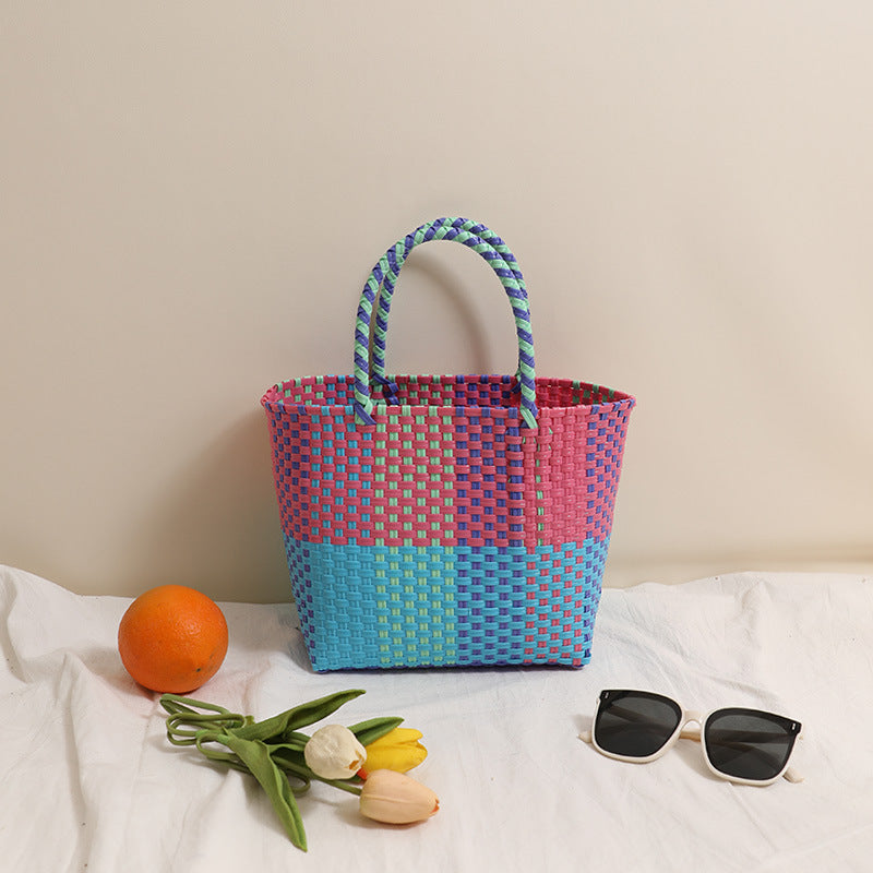 Braided Handbag and Beach Bag Skanto