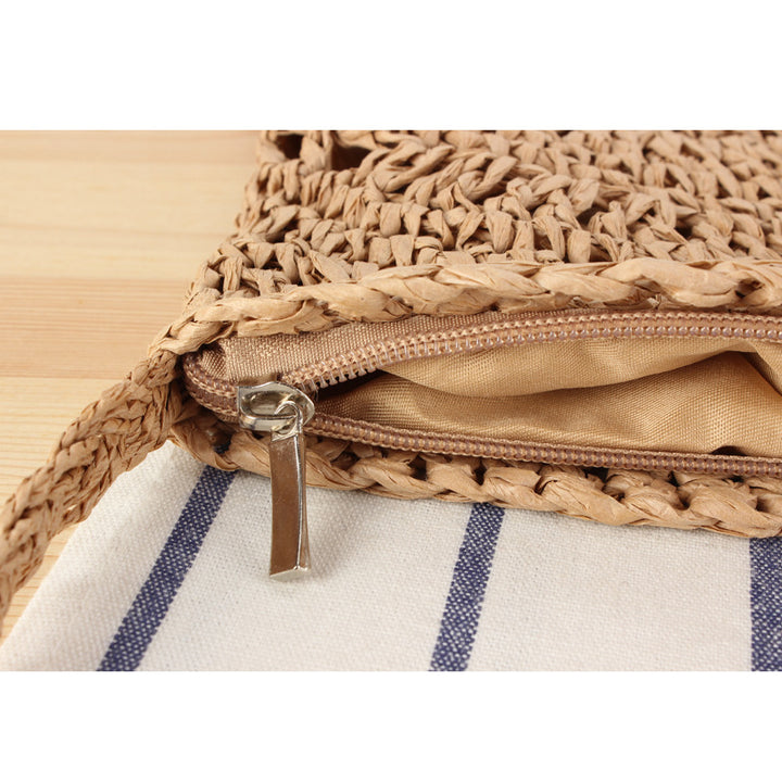 Macrame handbag with fringe detail Skanto