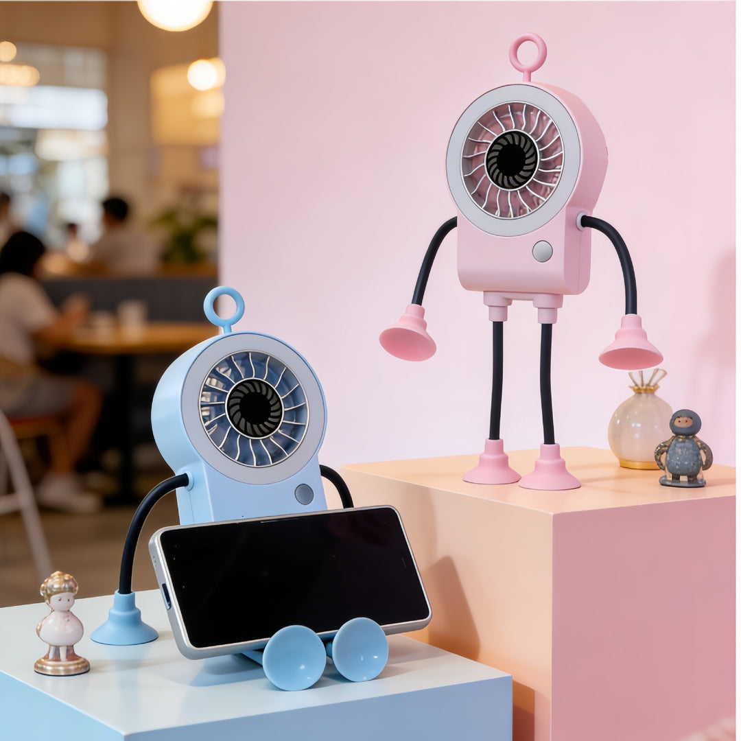 Unisex Kreativ Vifte med integrert LED-belysning Skanto