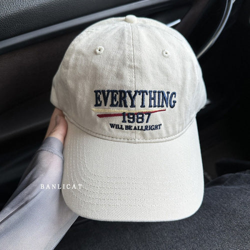 Herre Casual Brodert Uttal Baseball Cap Skanto