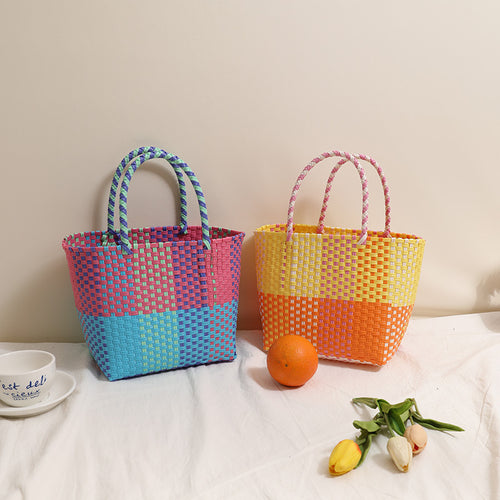 Braided Handbag and Beach Bag Skanto