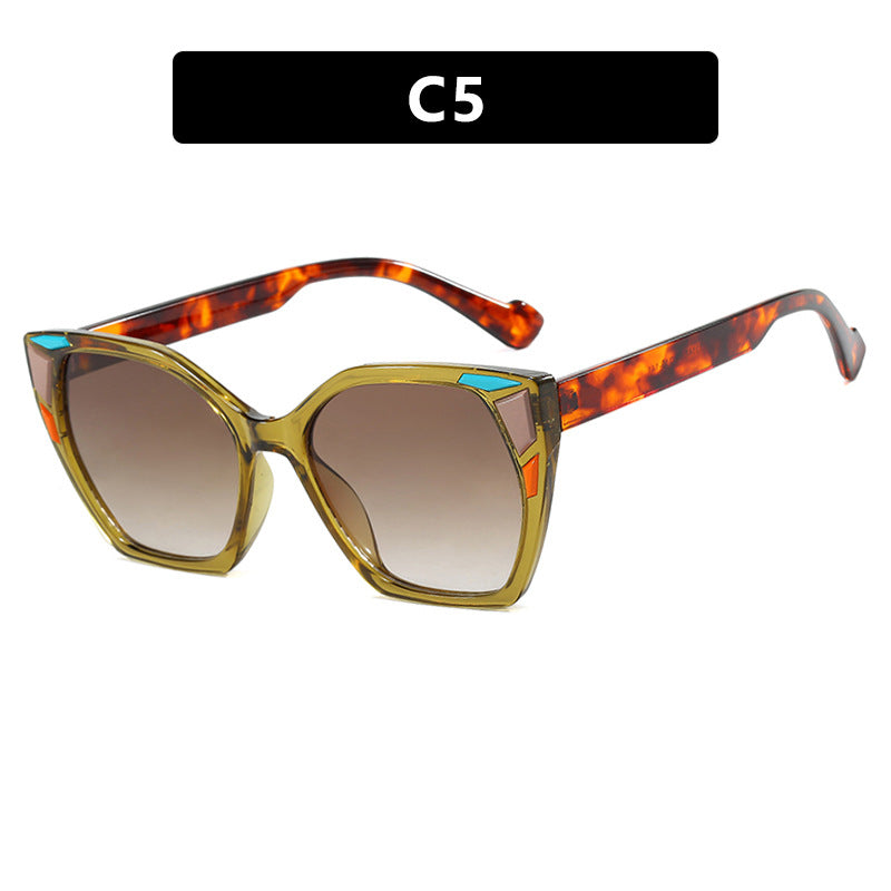 Women's Fashionable Geometric Designer Glasses Skanto