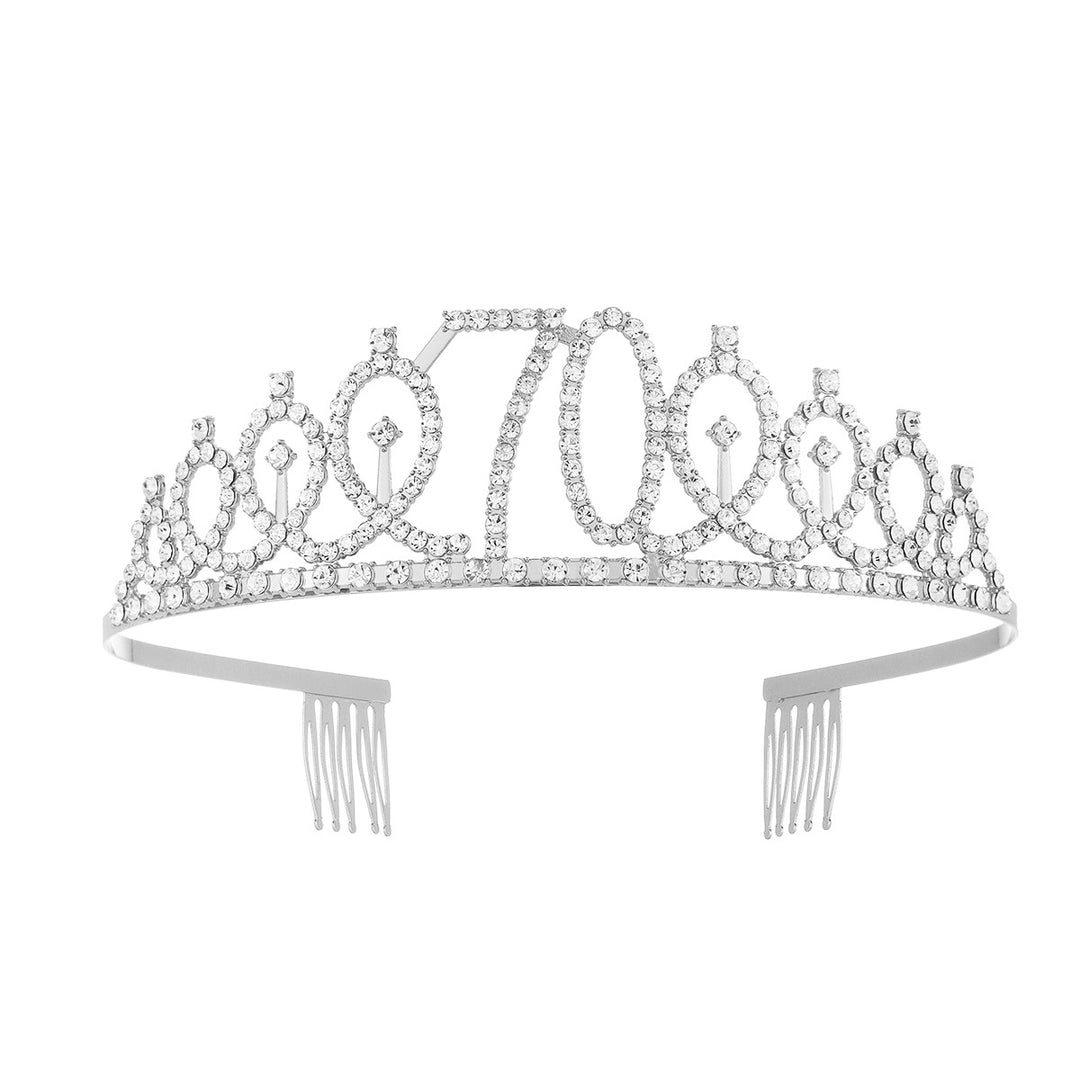 Dame Glitrende Krone med Swarovski-stener Skanto