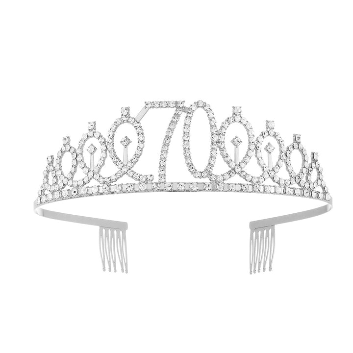 Dame Glitrende Krone med Swarovski-stener Skanto