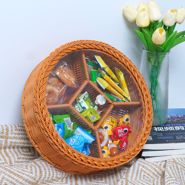 Damene Elegant Fruktskål med Klart Glasslok Skanto