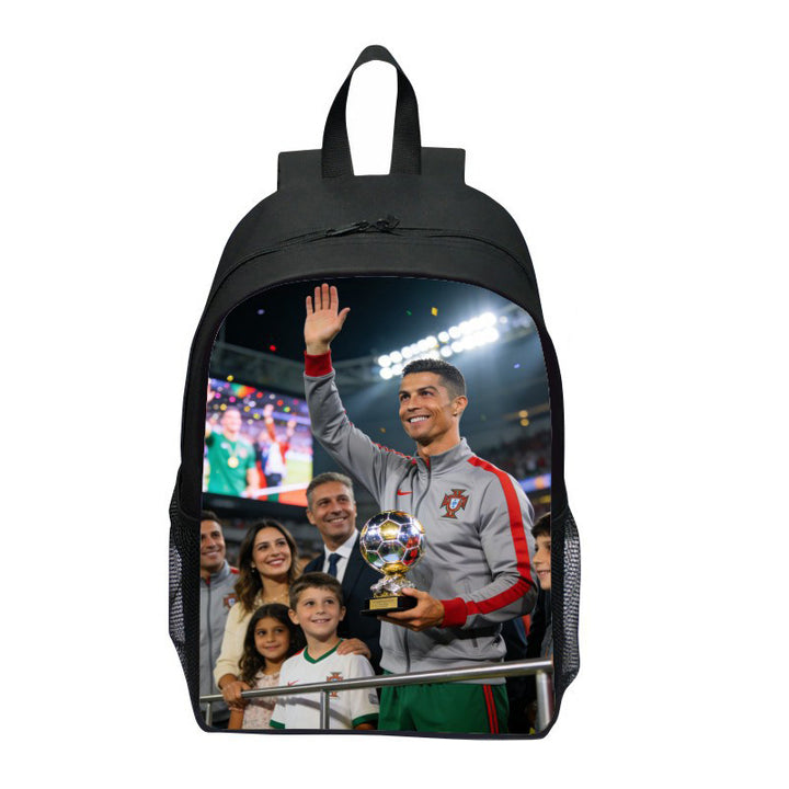 Ryggsekk med iøynefallende sportmotiv Skanto