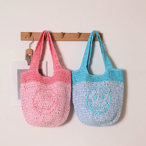 Hand-knotted tote bag with relaxed design Skanto