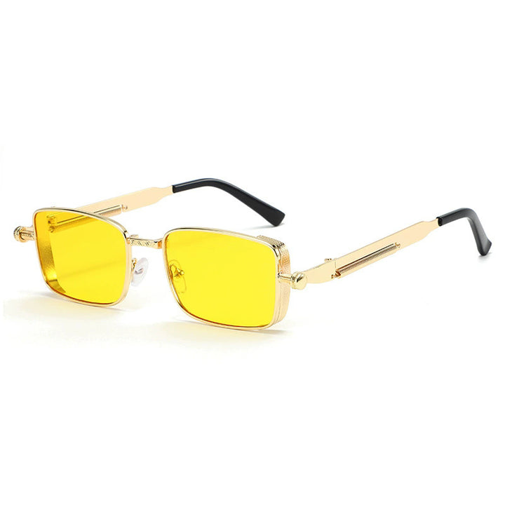 Men's Retro-Inspirert Metallramme Solbriller Skanto