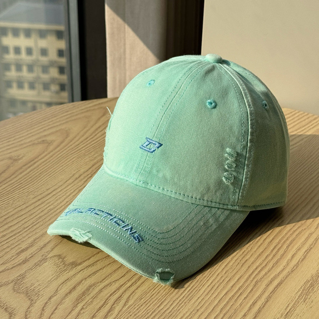 Herre Slitt Denim Baseball Caps Skanto