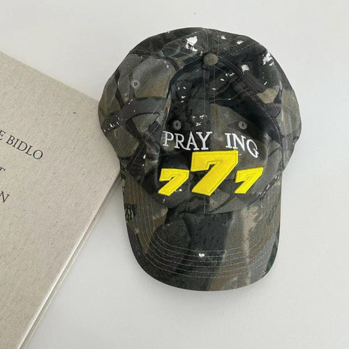 Herre Slitt Kamuflasje Baseball Caps Skanto