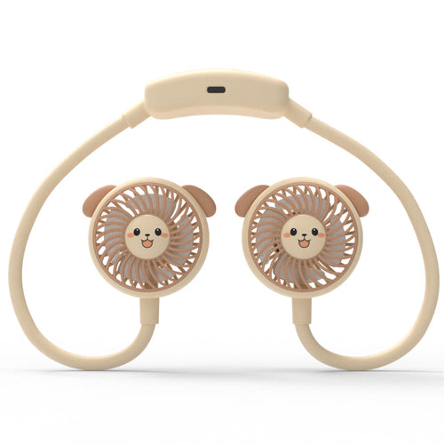 Unisex Bærbar Mini-vifteen med morsom panda-design Skanto