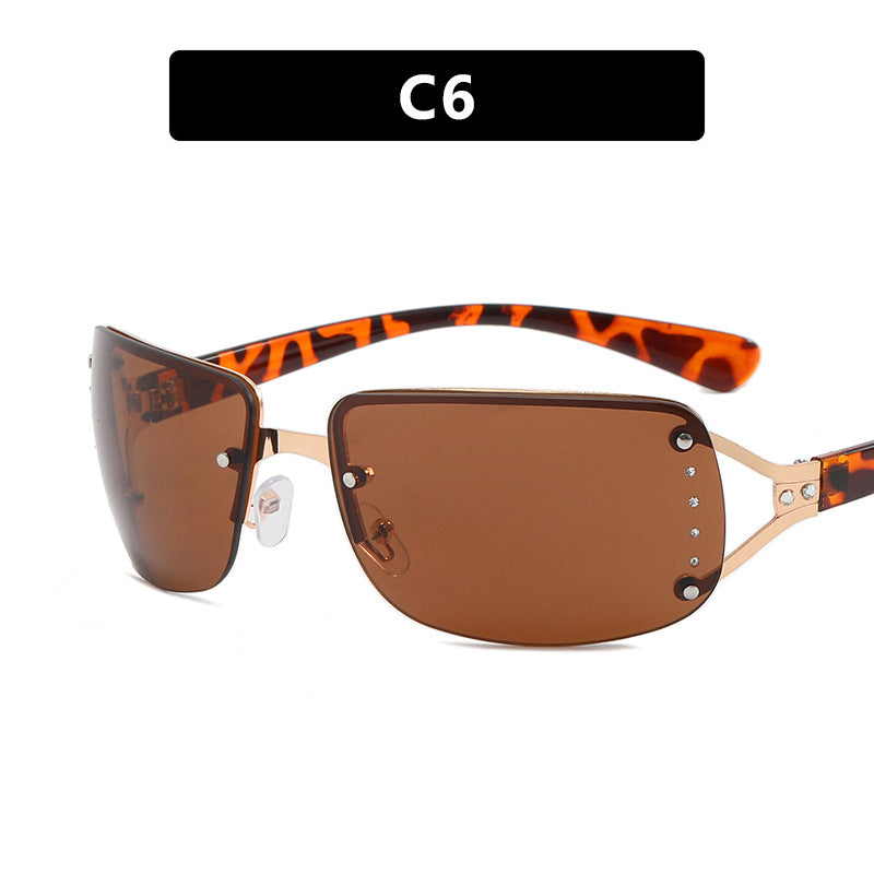 Women's extravagant sunglasses in modern design with fine accents Skanto