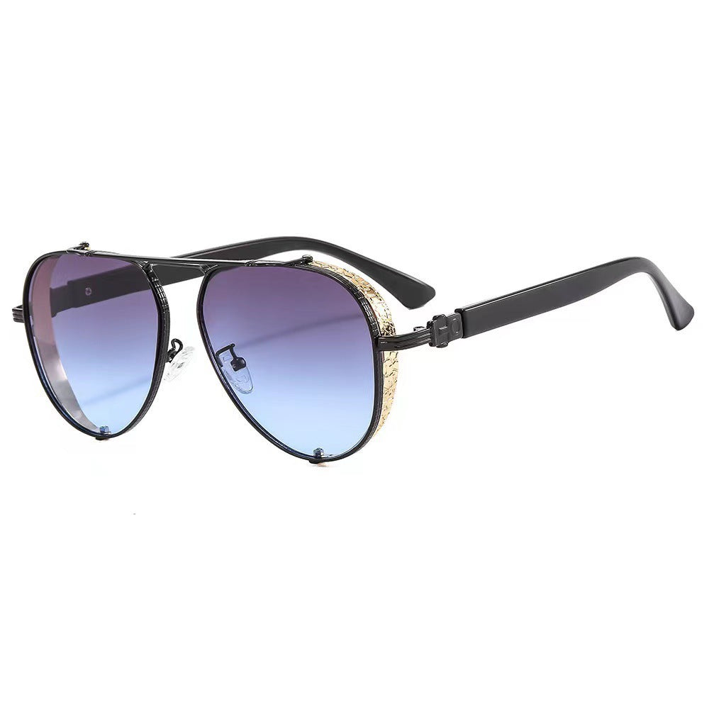Dame moteriktig solbrille med innovativ retro-futuristisk design Skanto